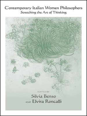 cover image of Contemporary Italian Women Philosophers